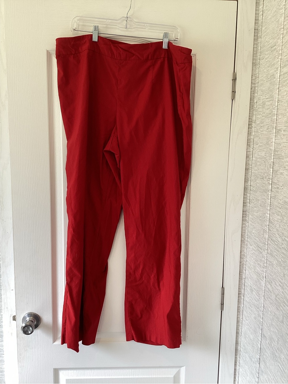 Cato Red Straight Leg Trousers 20W EUC